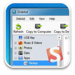 DigiDNA DiskAid 5.47 + Mac OS X – تبادل اطلاعات بین دستگاه iOS و ویندوز